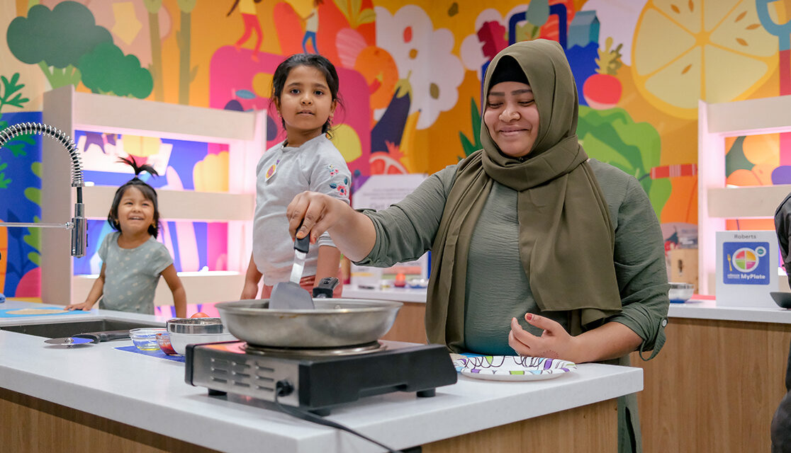 Our Amsterdam Nutrition Hub features a professional teaching kitchen and community garden